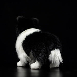 Lifelike Standing Border Collie Soft Plush Toy-Home Decor-Border Collie, Dogs, Home Decor, Soft Toy, Stuffed Animal-5