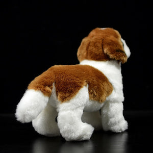 Lifelike Standing Saint Bernard Soft Plush Toy-Home Decor-Dogs, Home Decor, Saint Bernard, Soft Toy, Stuffed Animal-3