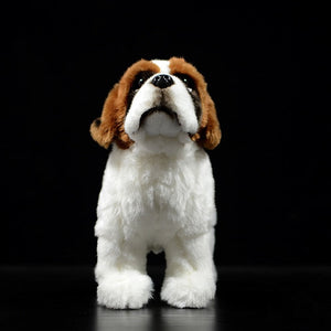 Lifelike Standing Saint Bernard Soft Plush Toy-Home Decor-Dogs, Home Decor, Saint Bernard, Soft Toy, Stuffed Animal-7