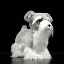 Load image into Gallery viewer, Lifelike Standing Silver Schnauzer Soft Plush Toy-Home Decor-Dogs, Home Decor, Schnauzer, Soft Toy, Stuffed Animal-3
