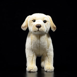 Lifelike Standing Yellow Labrador Soft Plush Toy-Home Decor-Dogs, Home Decor, Labrador, Soft Toy, Stuffed Animal-2