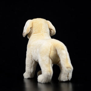 Lifelike Standing Yellow Labrador Soft Plush Toy-Home Decor-Dogs, Home Decor, Labrador, Soft Toy, Stuffed Animal-4