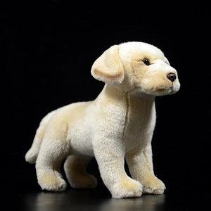 Lifelike Standing Yellow Labrador Soft Plush Toy-Home Decor-Dogs, Home Decor, Labrador, Soft Toy, Stuffed Animal-1