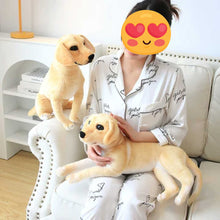 Load image into Gallery viewer, Lifelike Yellow Labrador Stuffed Animal Plush Toys (Small to Large Size)-Soft Toy-Dogs, Home Decor, Labrador, Soft Toy, Stuffed Animal-4