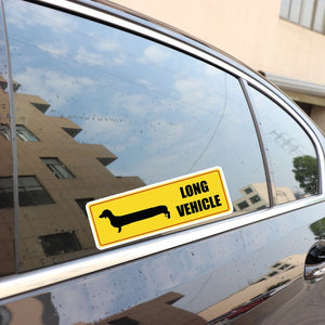 Image of weiner dog sticker for car