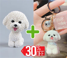 Load image into Gallery viewer, Love Maltese Car Bobble Head-Car Accessories-Bobbleheads, Car Accessories, Dogs, Figurines, Maltese-Maltese Bobblehead + Keychain-Normal Shipping-5