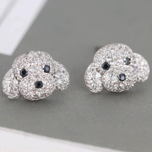 Image of super cute Maltese Earrings in design 2
