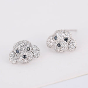 Image of adorable Maltese Earrings in design 2
