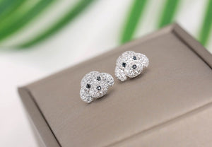 Image of super cute 925 sterling silver Maltese Earrings in design 2