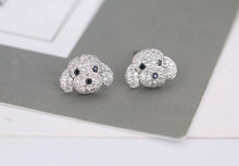 Load image into Gallery viewer, Image of super cute Maltese Earrings in design 2 made of 925 sterling silver