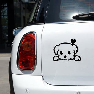 Maltese Love Vinyl Car Stickers-Car Accessories-Car Accessories, Car Sticker, Dogs, Maltese-4