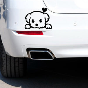 Maltese Love Vinyl Car Stickers-Car Accessories-Car Accessories, Car Sticker, Dogs, Maltese-6