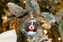 Load image into Gallery viewer, Merry Basset Hound Christmas Tree Ornament-Christmas Ornament-Basset Hound, Christmas, Dogs-3
