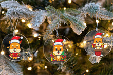 Load image into Gallery viewer, Merry Shiba Inu Christmas Tree Ornaments - 12 Designs-Christmas Ornament-Christmas, Dogs, Shiba Inu-15