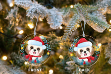 Load image into Gallery viewer, Merry Shih Tzu Christmas Tree Ornament-Christmas Ornament-Christmas, Dogs, Shih Tzu-6