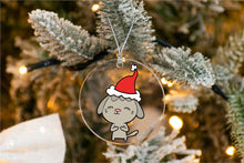 Load image into Gallery viewer, Merry Weimaraner Christmas Tree Ornaments-Christmas Ornament-Christmas, Dogs, Weimaraner-Weimaraner - Two Thumbs Up-3