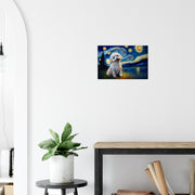 Milky Way Bichon Frise Wall Art Poster-Print Material-Bichon Frise, Dog Art, Dogs, Home Decor, Poster-6