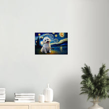 Load image into Gallery viewer, Milky Way Bichon Frise Wall Art Poster-Print Material-Bichon Frise, Dog Art, Dogs, Home Decor, Poster-7