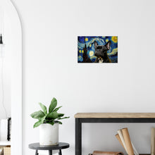 Load image into Gallery viewer, Milky Way Black French Bulldog Wall Art Poster-Print Material-Dog Art, Dogs, French Bulldog, Home Decor, Poster-4