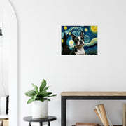 Milky Way Boston Terrier Wall Art Poster-Print Material-Boston Terrier, Dog Art, Dogs, Home Decor, Poster-7