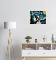 Milky Way Boston Terrier Wall Art Poster-Print Material-Boston Terrier, Dog Art, Dogs, Home Decor, Poster-8