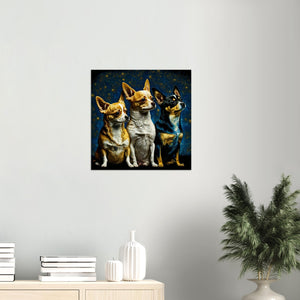 Milky Way Chihuahua Wall Art Poster-Print Material-Chihuahua, Dog Art, Dogs, Home Decor, Poster-8