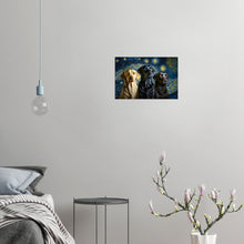 Load image into Gallery viewer, Milky Way Labradors Wall Art Poster-Print Material-Black Labrador, Chocolate Labrador, Dog Art, Dogs, Home Decor, Labrador, Poster-7