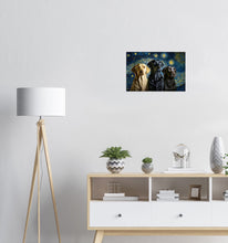 Load image into Gallery viewer, Milky Way Labradors Wall Art Poster-Print Material-Black Labrador, Chocolate Labrador, Dog Art, Dogs, Home Decor, Labrador, Poster-8