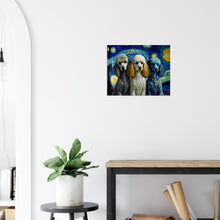 Load image into Gallery viewer, Milky Way Poodles Wall Art Poster-Print Material-Dog Art, Dogs, Home Decor, Poodle, Poster-7