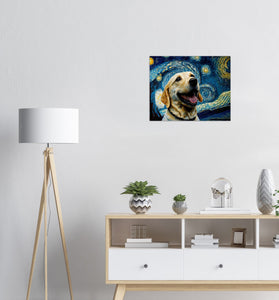 Milky Way Yellow Labrador Wall Art Poster-Print Material-Dog Art, Dogs, Home Decor, Labrador, Poster-8