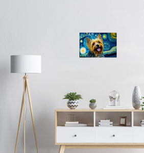 Milky Way Yorkshire Terrier Wall Art Poster-Print Material-Dog Art, Dogs, Home Decor, Poster, Yorkshire Terrier-8