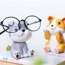 Load image into Gallery viewer, Image of a cutest Schnauzer glasses holder figurine made of Resin
