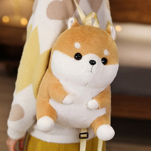 Most Adorable Plush Pug Backpack for Kids-Accessories-Accessories, Bags, Dogs, Pug-Shiba Inu-2