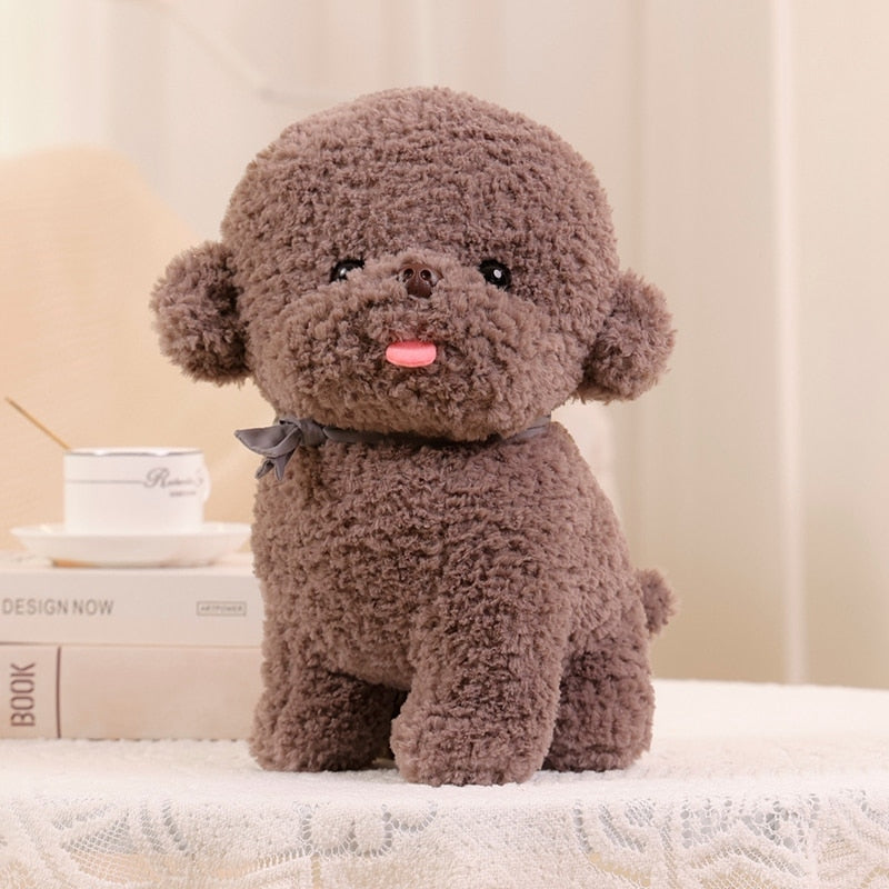 Most Adorable Toy Poodle Stuffed Animal Plush Toys-Soft Toy-Dogs, Doodle, Home Decor, Soft Toy, Stuffed Animal, Toy Poodle-Toy Poodle - Sitting-Small-1