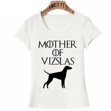 Load image into Gallery viewer, Mother of Vizslas Womens T ShirtApparelWhiteXXXL