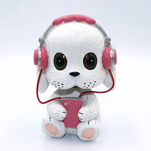 Music Pug and Friends Car BobbleheadsCar AccessoriesBunny