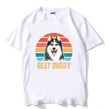 My Best Buddy Is A Husky Mens T Shirt 360x