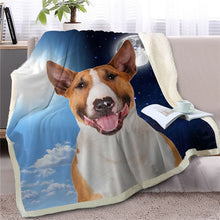 Load image into Gallery viewer, My Sun, My Moon, My Boxer Love Warm Blanket - Series 1-Blanket-Blankets, Boxer, Dogs, Home Decor-Bull Terrier-Medium-26