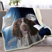 Load image into Gallery viewer, My Sun, My Moon, My Jack Russell Terrier Love Warm Blanket - Series 1-Blanket-Blankets, Dogs, Home Decor, Jack Russell Terrier-German Longhaired Pointer-Medium-19