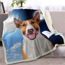 Load image into Gallery viewer, My Sun, My Moon, My Jack Russell Terrier Love Warm Blanket - Series 1-Blanket-Blankets, Dogs, Home Decor, Jack Russell Terrier-Bull Terrier-Medium-26