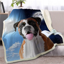 Load image into Gallery viewer, My Sun, My Moon, My Yellow Labrador Love Warm Blanket - Series 1-Blanket-Blankets, Dogs, Home Decor, Labrador-Boxer-Medium-25