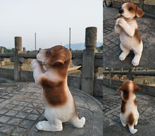 Load image into Gallery viewer, Namaste Schnauzer Garden Statues-Home Decor-Dogs, Home Decor, Schnauzer, Statue-10