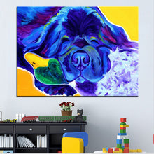 Load image into Gallery viewer, Image of a beautiful newfoundland oil painting canvas print poster