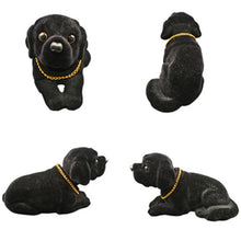 Load image into Gallery viewer, Nodding Black Labrador Smooth Coat Bobblehead-Car Accessories-Black Labrador, Bobbleheads, Car Accessories, Dogs, Labrador-2