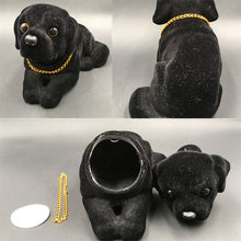 Load image into Gallery viewer, Nodding Black Labrador Smooth Coat Bobblehead-Car Accessories-Black Labrador, Bobbleheads, Car Accessories, Dogs, Labrador-3