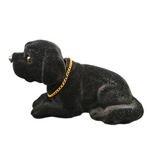Nodding Black Labrador Smooth Coat Bobblehead-Car Accessories-Black Labrador, Bobbleheads, Car Accessories, Dogs, Labrador-4