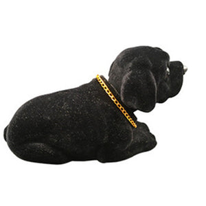 Nodding Black Labrador Smooth Coat Bobblehead-Car Accessories-Black Labrador, Bobbleheads, Car Accessories, Dogs, Labrador-5