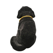 Load image into Gallery viewer, Nodding Black Labrador Smooth Coat Bobblehead-Car Accessories-Black Labrador, Bobbleheads, Car Accessories, Dogs, Labrador-6