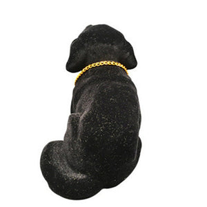Nodding Black Labrador Smooth Coat Bobblehead-Car Accessories-Black Labrador, Bobbleheads, Car Accessories, Dogs, Labrador-6