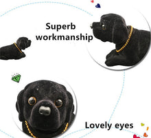 Load image into Gallery viewer, Nodding Black Labrador Smooth Coat Bobblehead-Car Accessories-Black Labrador, Bobbleheads, Car Accessories, Dogs, Labrador-7